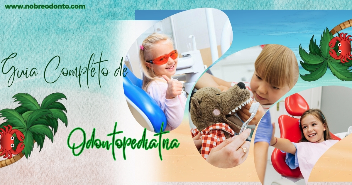 Banner ilustrativo mostrando atendimento odontopediátrico em um ambiente amigável. Crianças sorridentes e confortáveis destacam a importância de um atendimento dental positivo.